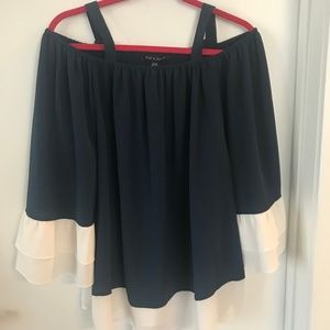 Zac & Rachel Off-the-Shoulder Shirt